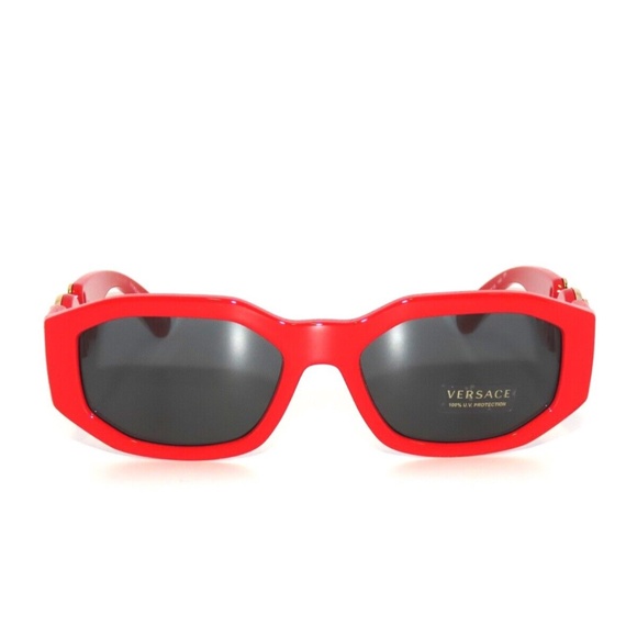 Versace 4361 533087 Red Gray Sunglasses Unisex main image 4